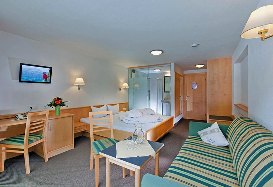 Beispiel für ein Doppelzimmer im Hotel Auderer in Imst