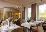 Lassen Sie sich im stilvollen Hotelrestaurant kulinarisch verwöhnen.