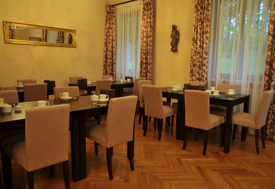 Das Restaurant in der Villa Toscana 