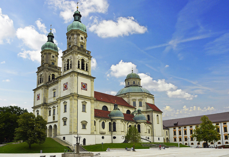 Die beeindruckende Basilika St. Lorenz in Kempten