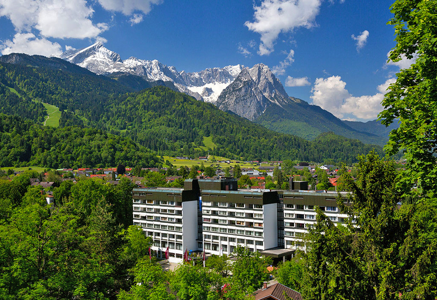Mercure Hotel Garmisch-Partenkirchen in Bayern, Außenansicht