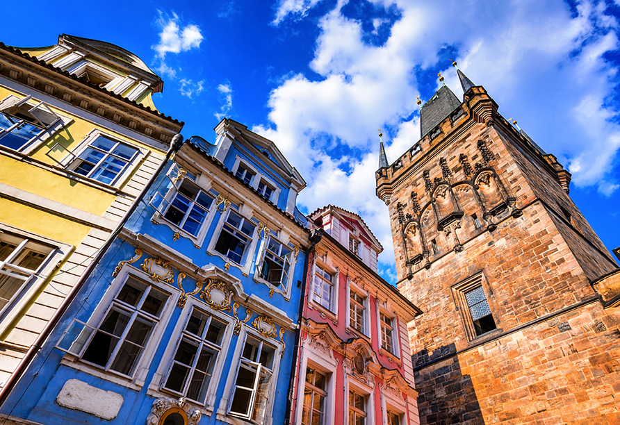 Schlendern Sie durch die malerische Altstadt von Prag.