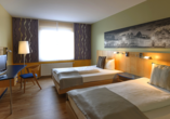 Beispiel eines Doppelzimmers Zweibett im AMEDIA Hotel Dresden Elbpromenade