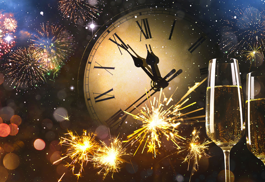 Frohes neues Jahr im Hotel Stempferhof in Gößweinstein.