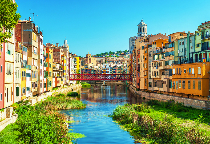 Die freie Zeit in Girona können Sie nutzen, um die schöne Stadt auf eigene Faust zu erkunden.