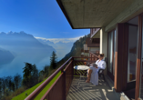 Hotel Bellevue in Seelisberg, Vierwaldstättersee, Schweiz, Ausblick auf den Vierwaldstättersee