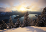 Im Winter erwartet Sie hier ein wundervolles Panorama.