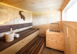 Finnische Sauna im Wellnessbereich des Hotels Leamwirt
