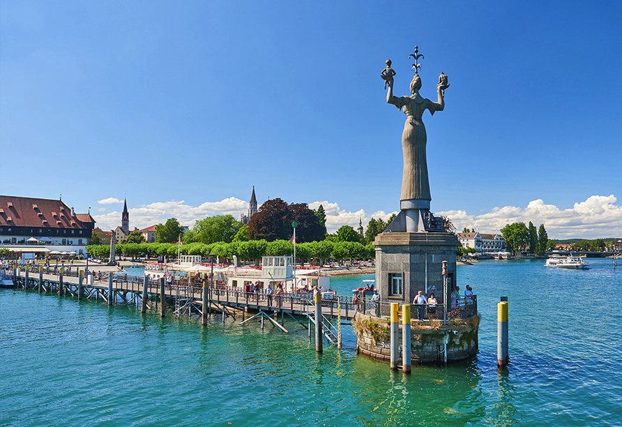 Konstanz, die malerische Stadt am Bodensee, erwartet Sie.