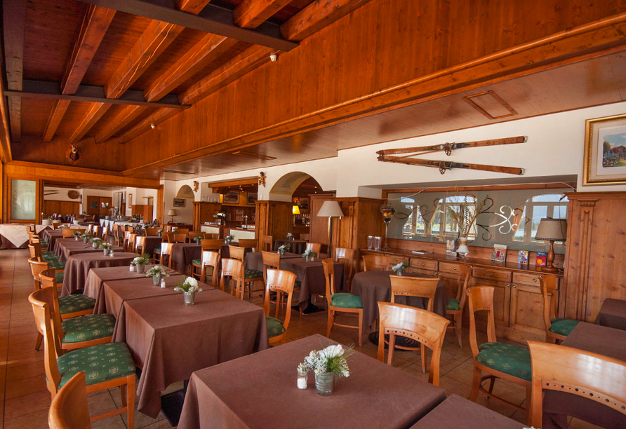 Das Restaurant im Grand Hotel Misurina