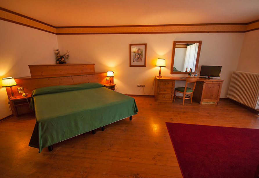 Grand Hotel Misurina Südtirol, Zimmerbeispiel Superior