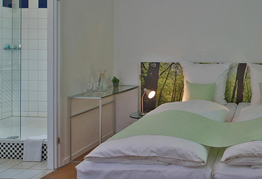 Beispiel eines Doppelzimmers im Eurostrand Resort Moseltal