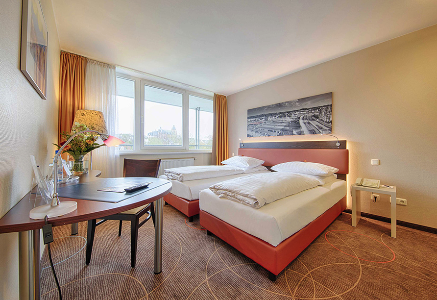 Beispiel eines Doppelzimmers Business Lahnseite des Best Western Hotels Wetzlar
