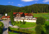 Waldhotel Seebachschleife in Bayerisch Eisenstein im Bayerischen Wald, Außenansicht