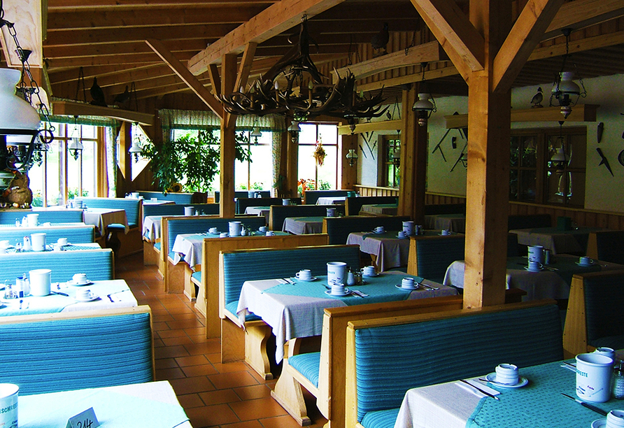 Waldhotel Seebachschleife in Bayerisch Eisenstein im Bayerischen Wald, Restaurant
