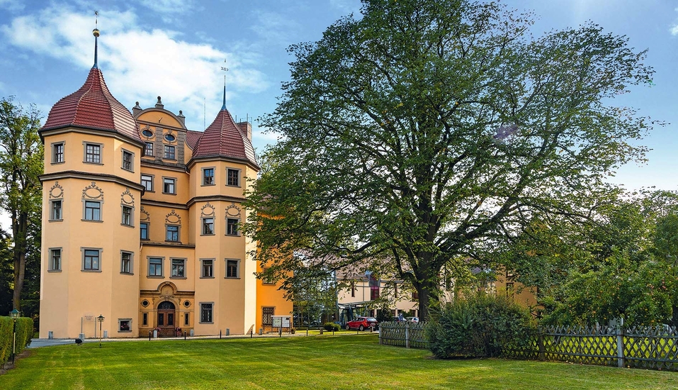 Außenansicht vom Schlosshotel Althörnitz