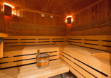 Genießen Sie erholsame Stunden in der Sauna des Hotels Kristall Saphir.