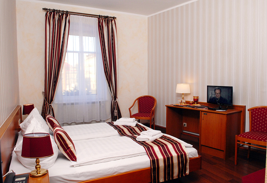 Beispiel eines Doppelzimmers im Hotel Schwarzer Bär