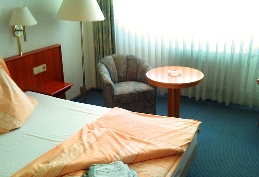 Beispiel eines Doppelzimmers im Hotel Trias