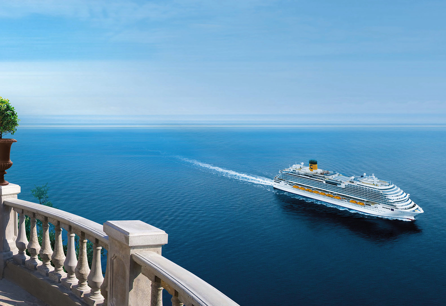 Freuen Sie sich auf Ihre Kreuzfahrt an Bord der Costa Diadema.