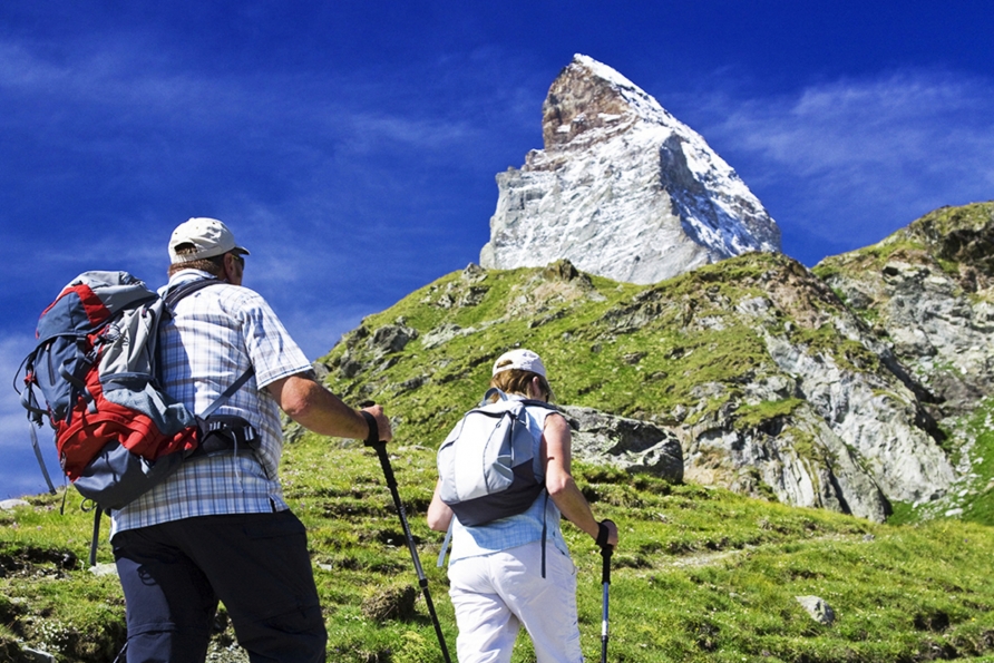 Hotel Eden in Saas-Grund im Saastal, Wanderung