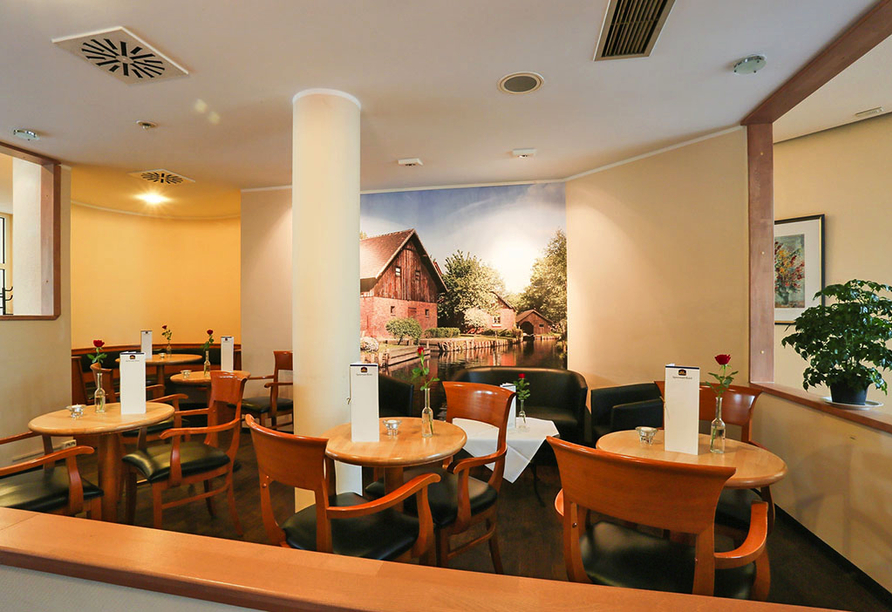 Im Restaurant des Best Western Hotels Spreewald werden Sie kulinarisch verwöhnt.