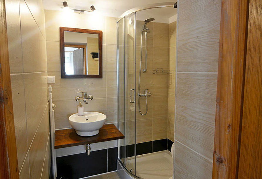 Beispiel eines Badezimmers vom Hotel Ariston