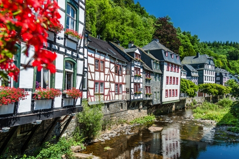 Fachwerkhäuser in Monschau