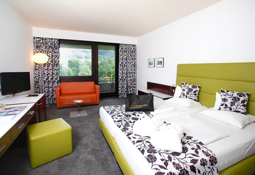 Beispielhafte Ansicht des Zimmers im Hotel an der Therme Bad Orb
