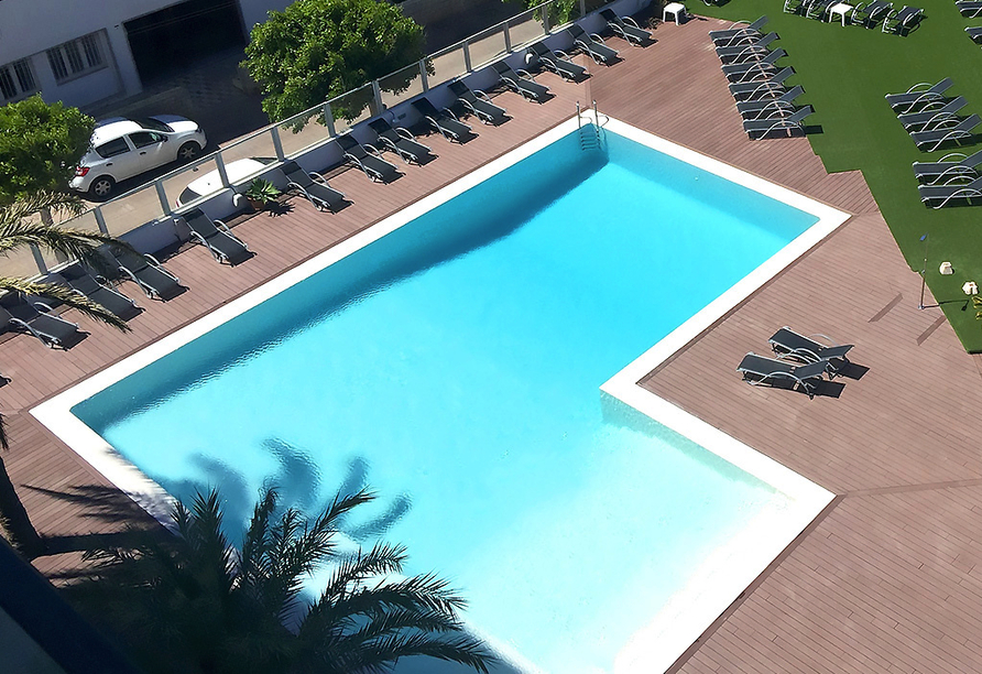 Hotel Abrat in San Antonio in Ibiza, Außenpool