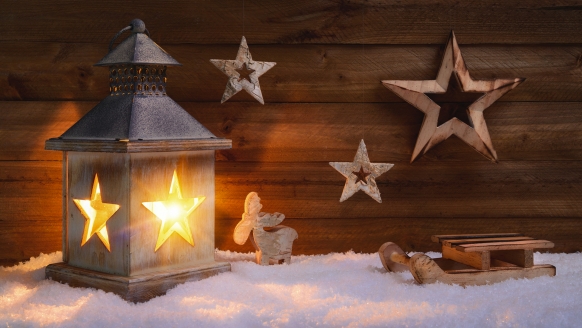 Freuen Sie sich auf besinnliche Weihnachtstage.