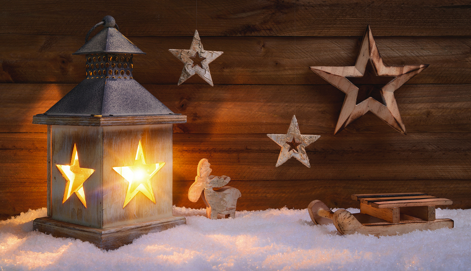 Freuen Sie sich auf besinnliche Weihnachtstage.