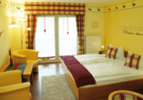 Beispiel eines Doppelzimmers im Landhotel Christopherhof in Grafenwiesen