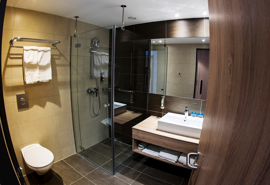 Thermal Hotel Balance in Lenti, Beispielbadezimmer