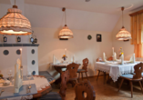Lassen Sie sich im Restaurant zum Schlemmen verführen, z. B. mit der Original Thüringer Spezialitäten.
