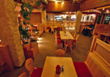 Lassen Sie sich im Restaurant des Alpenhotels Garfrescha kulinarisch verwöhnen.