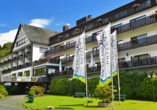 Außenansicht des Sauerland Alpin Hotels
