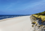 Der Strand in Gribow zählt zu den schönsten Stränden der Polnischen Ostsee.