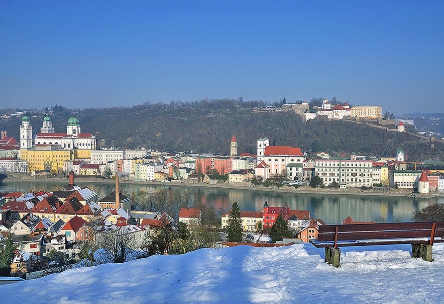 Ein Ausflug ins nahegelegene Passau lohnt sich.