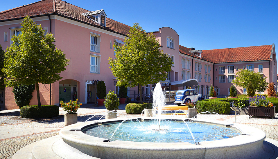 Außenansicht des Hotels Maximilian