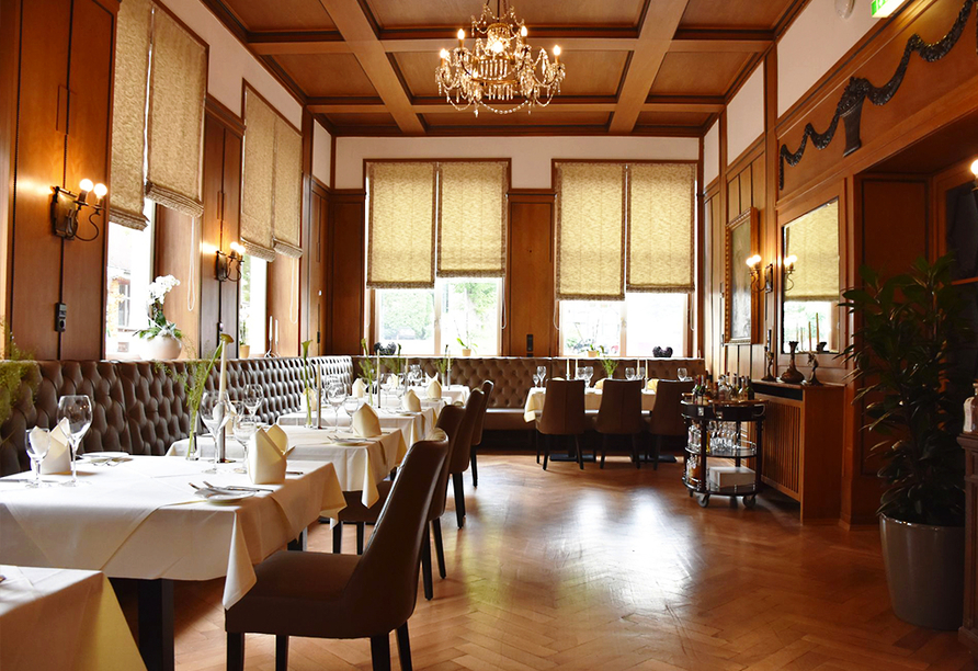 Das Restaurant Raffaello ist das Highlight des Boutique Hotel Badehof, hier wird für kulinarische Genüsse der Extraklasse gesorgt