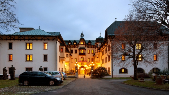 Chateau Monty SPA Resort in Marienbad in Tschechien, Außenansicht 
