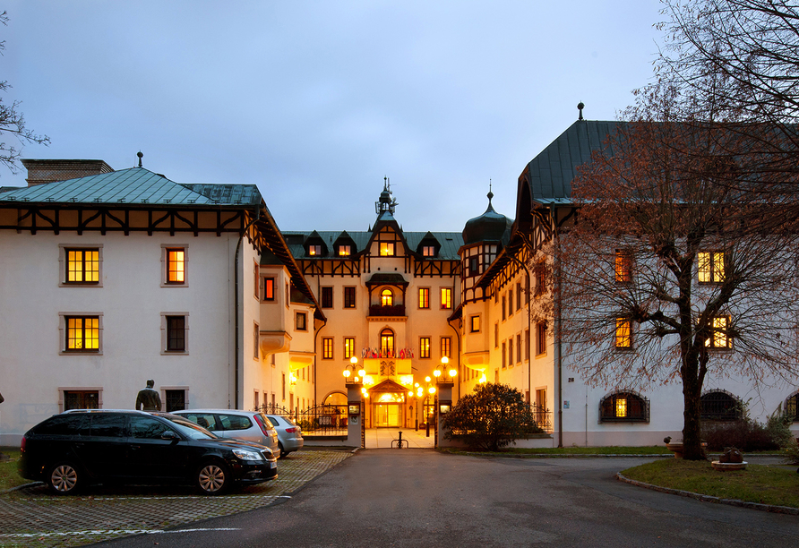 Chateau Monty SPA Resort in Marienbad in Tschechien, Außenansicht 