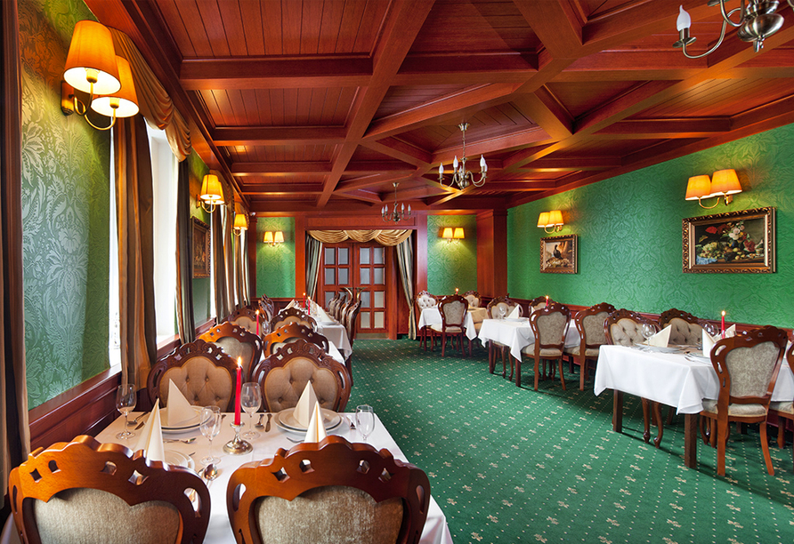 Chateau Monty SPA Resort in Marienbad in Tschechien, Restaurant