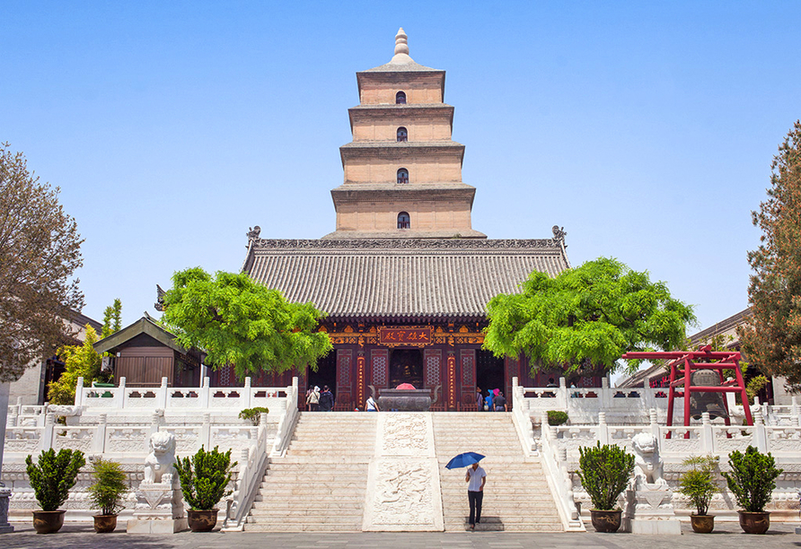 Freuen Sie sich außerdem auf den Besuch der Wildganspagode.