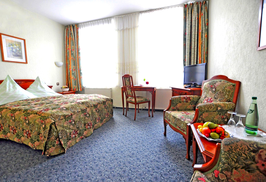 Beispiel für ein Doppelzimmers im Hotel Alexandra