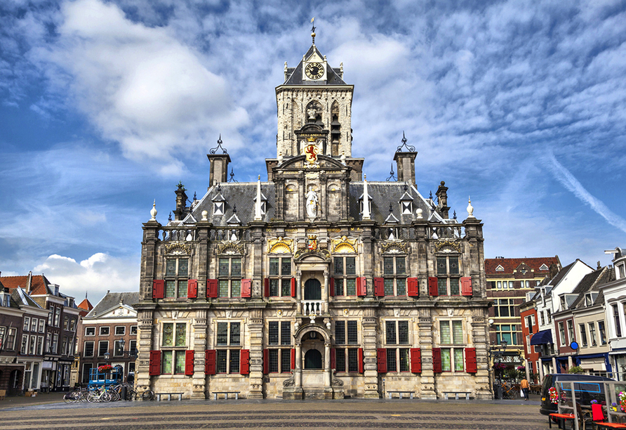 Best Western Museumhotels Delft in Den Haag in den Niederlanden Rathaus