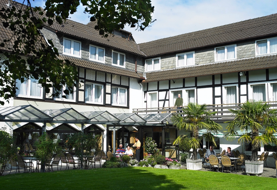 Die Außenansicht vom Hotel Bad Griepshop 