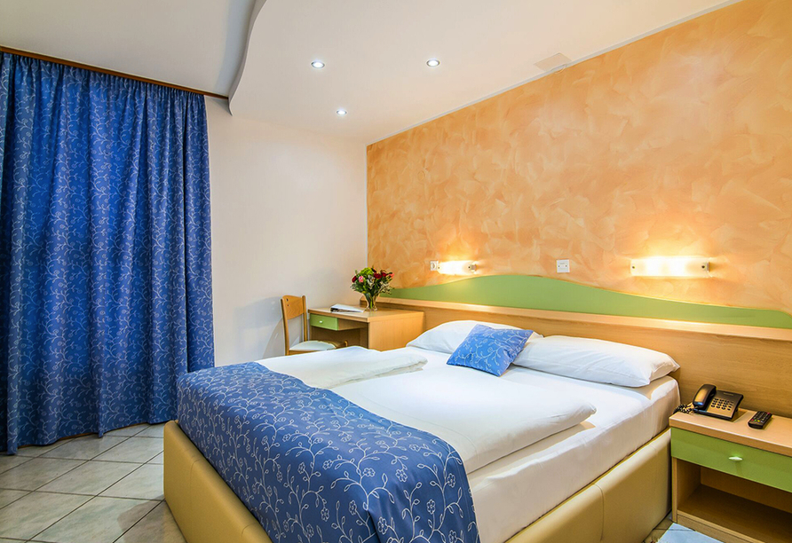 Beispiel eines Doppelzimmers Eco im Hotel Hedera in Rabac