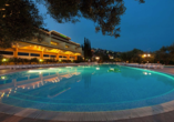 Hotel Hedera in Rabac in Kroatien, Abendansicht
